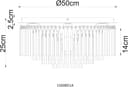 GLOBO LIGHTING Deckenleuchte GORLEY | Braun 5