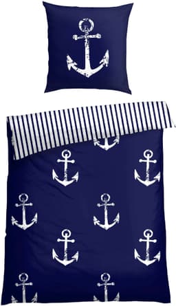 Schiesser Bettwäsche Marina | Blau