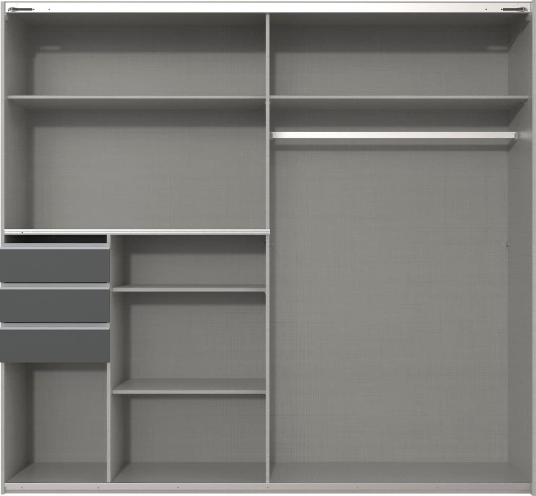 Wimex Schwebetürenschrank Saigon | Grau