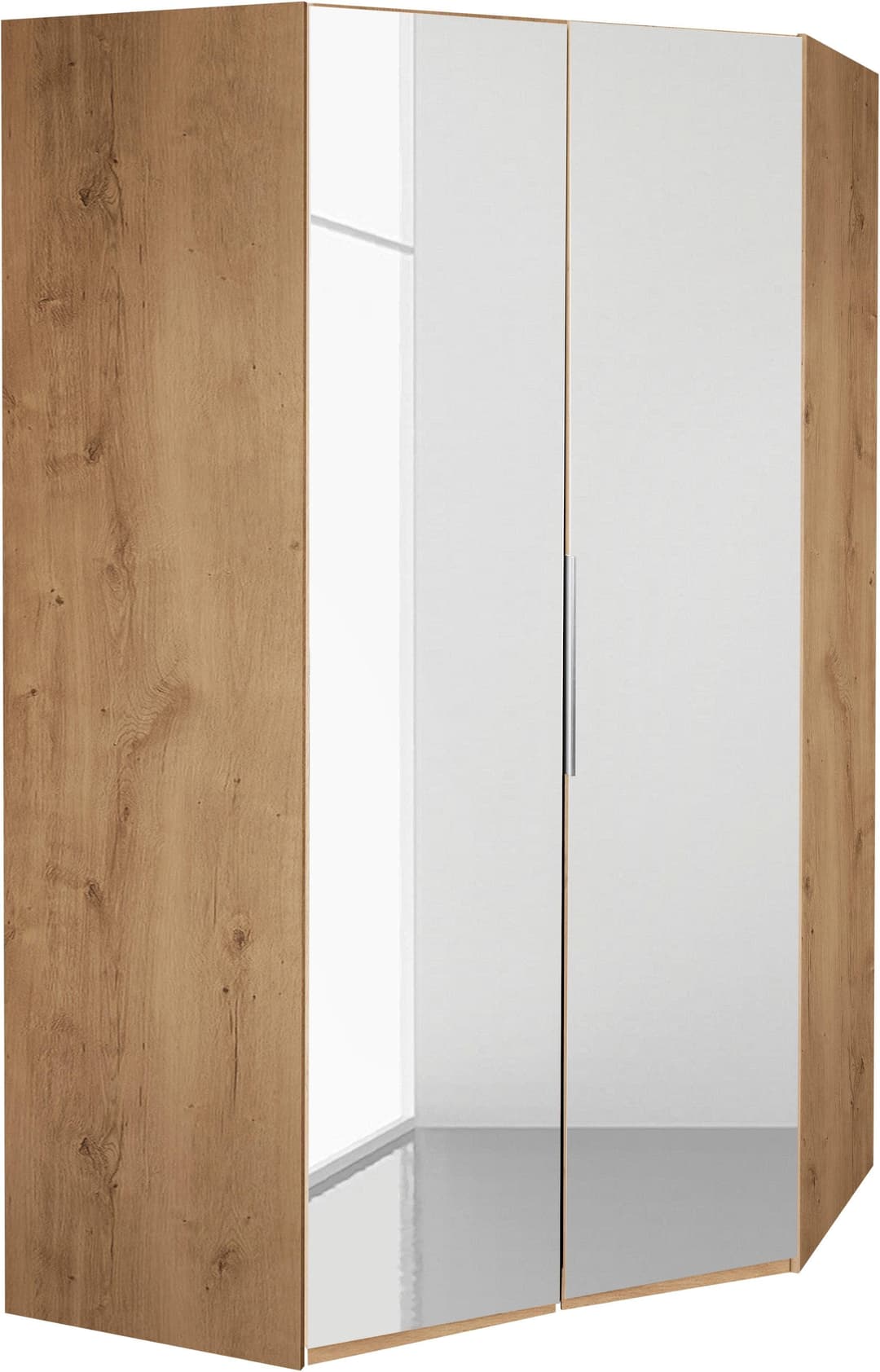 Wimex Eckkleiderschrank Level by fresh to go mit Spiegeltüren