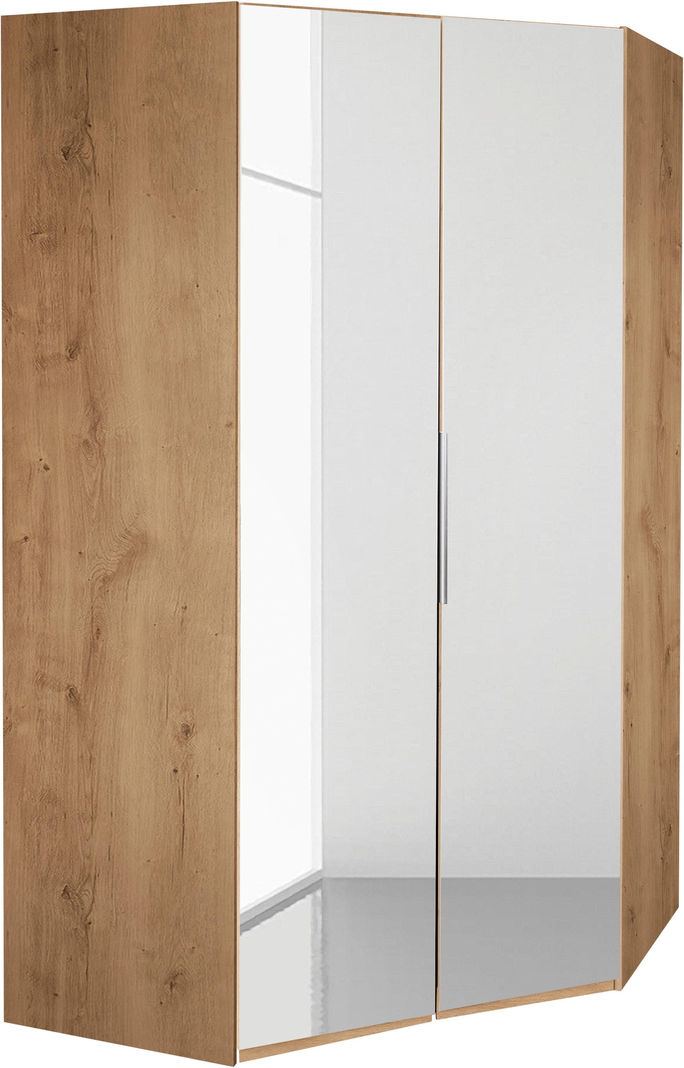 Wimex Eckkleiderschrank Level by fresh to go mit Spiegeltüren