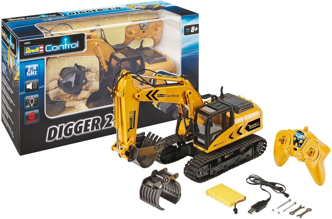 Revell® RC-Bagger Digger 2.0 | Gelb