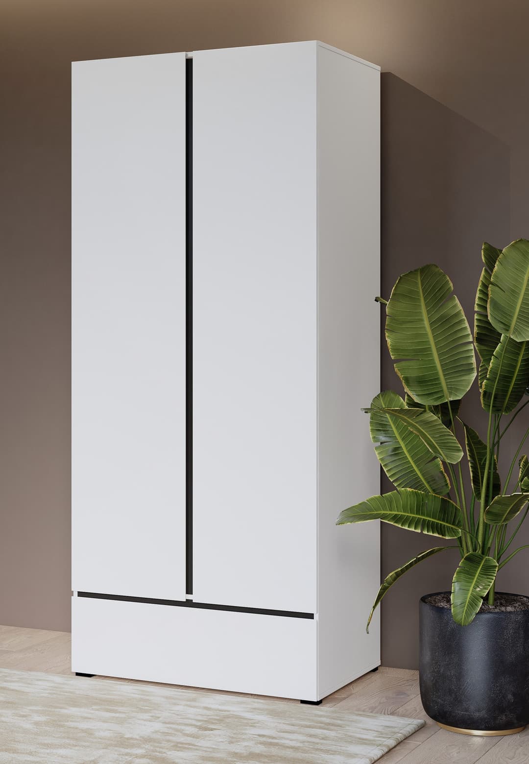 OTTO home Kleiderschrank Cross | Weiß