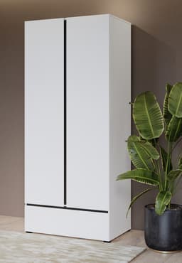OTTO home Kleiderschrank Cross | Weiß