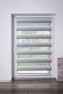 K-HOME Doppelrollo mit Farbverlauf | Grau