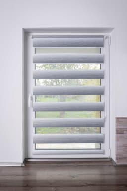 K-HOME Doppelrollo mit Farbverlauf | Grau