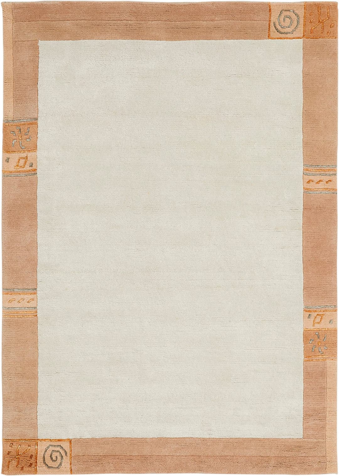 LUXOR living Wollteppich India | Beige