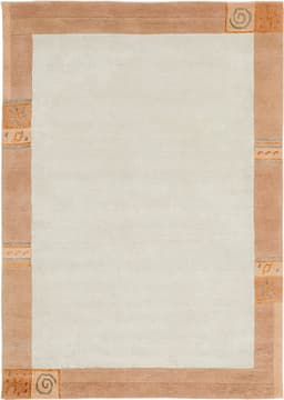 LUXOR living Wollteppich India | Beige