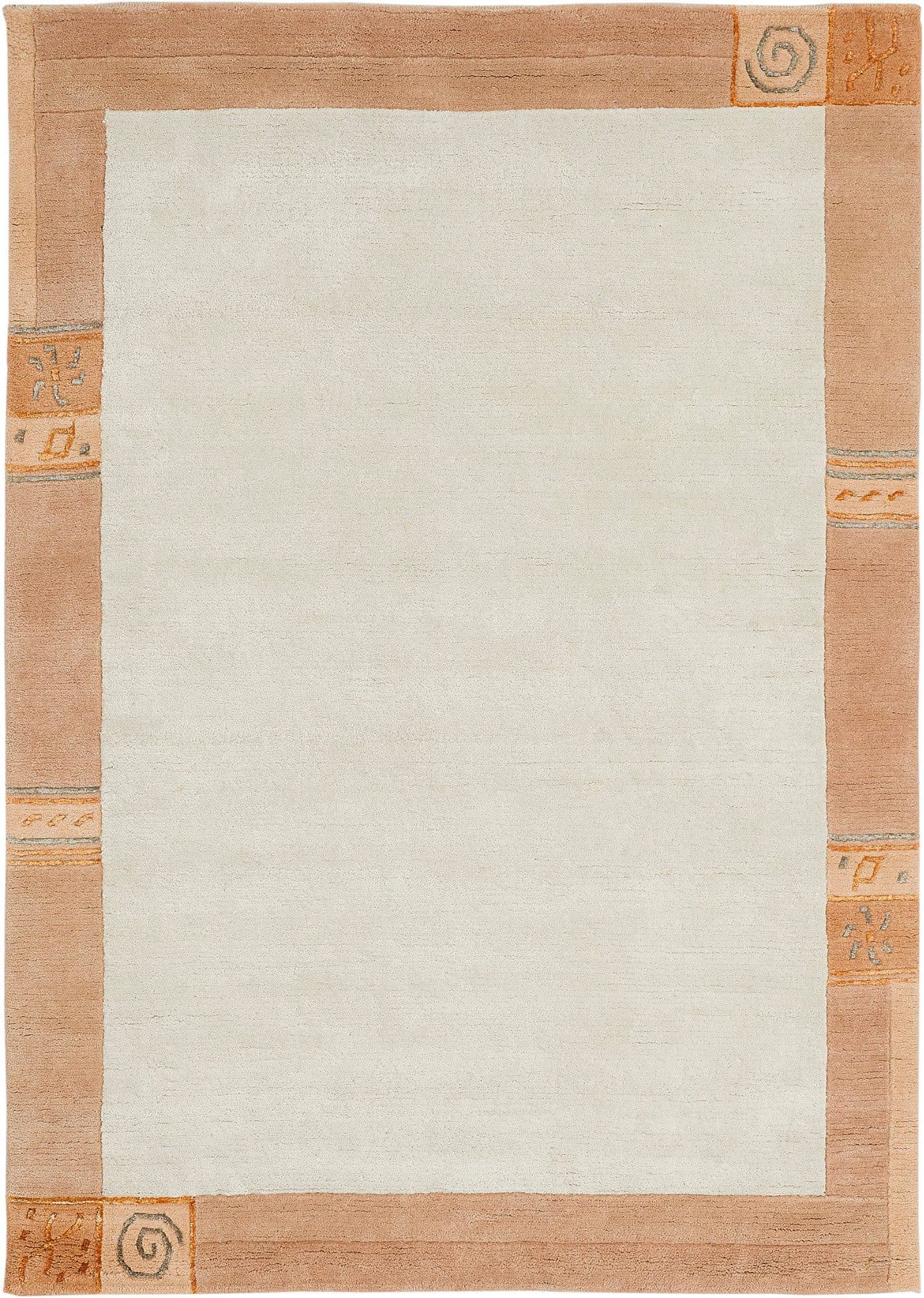 LUXOR living Wollteppich India | Beige