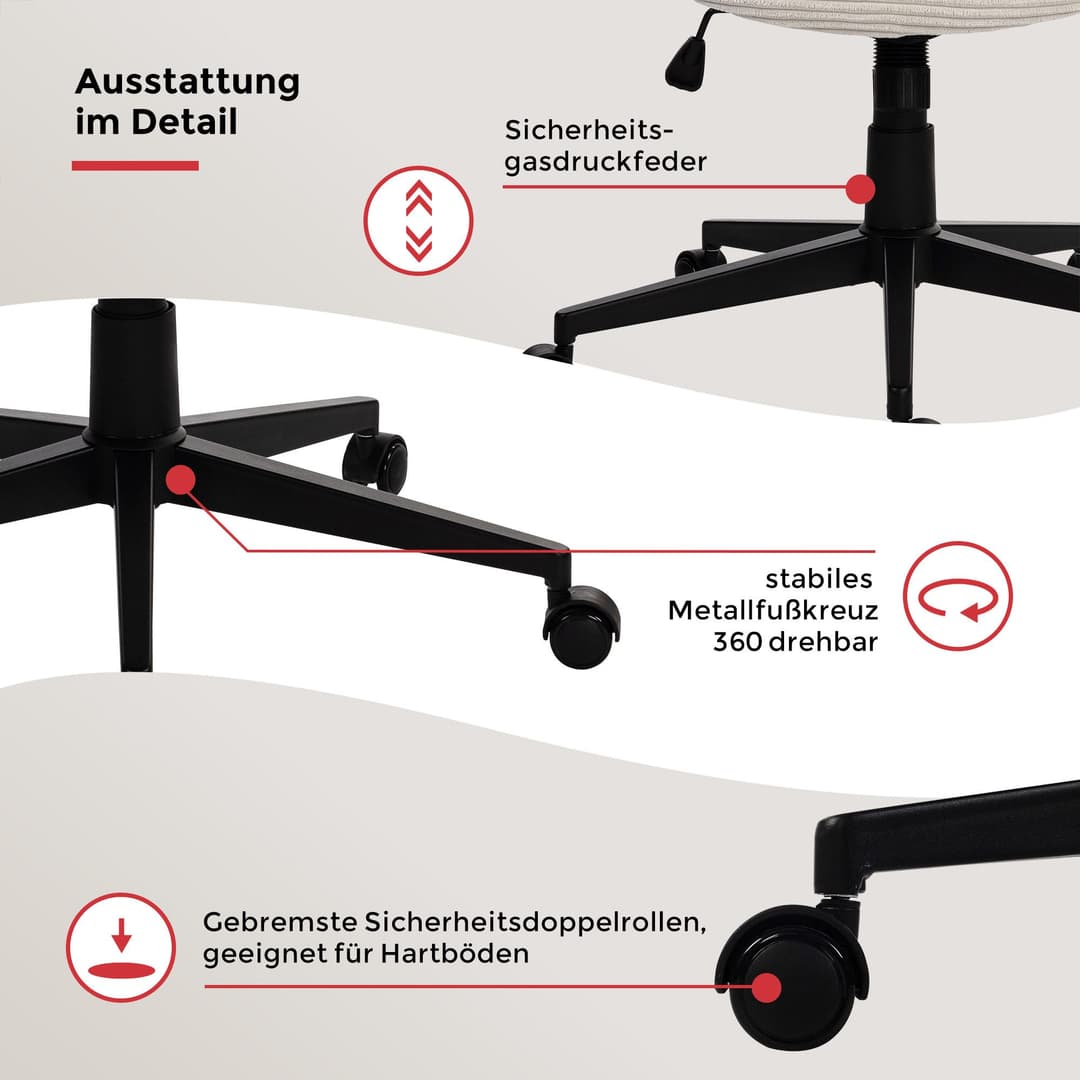Duo Collection Drehstuhl Tilo | Beige