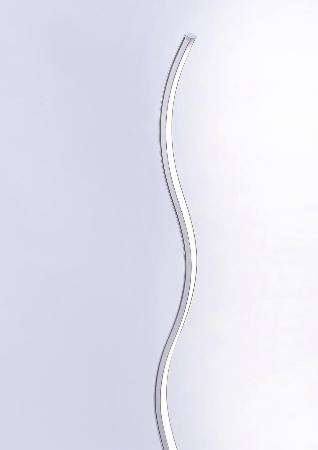 JUST LIGHT Stehlampe WAVE | Silber
