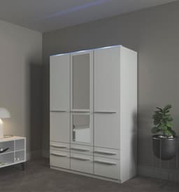 priess Kleiderschrank Barcelona | Weiß