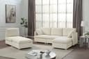 ATLANTIC home collection Wohnlandschaft | Weiß