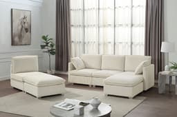 ATLANTIC home collection Wohnlandschaft | Weiß