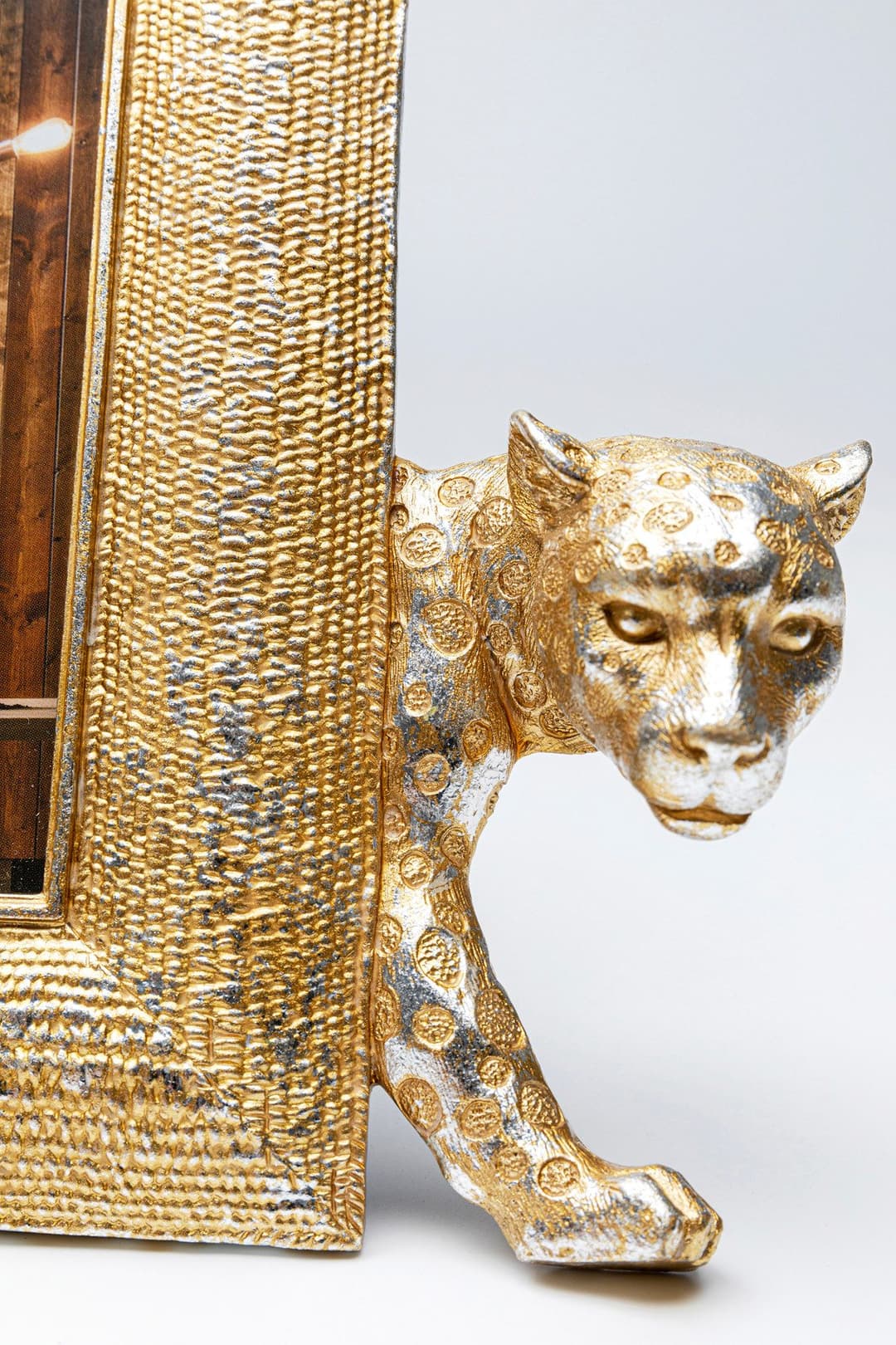 Kare Design Einzelrahmen Bilderrahmen Leopard | Gold