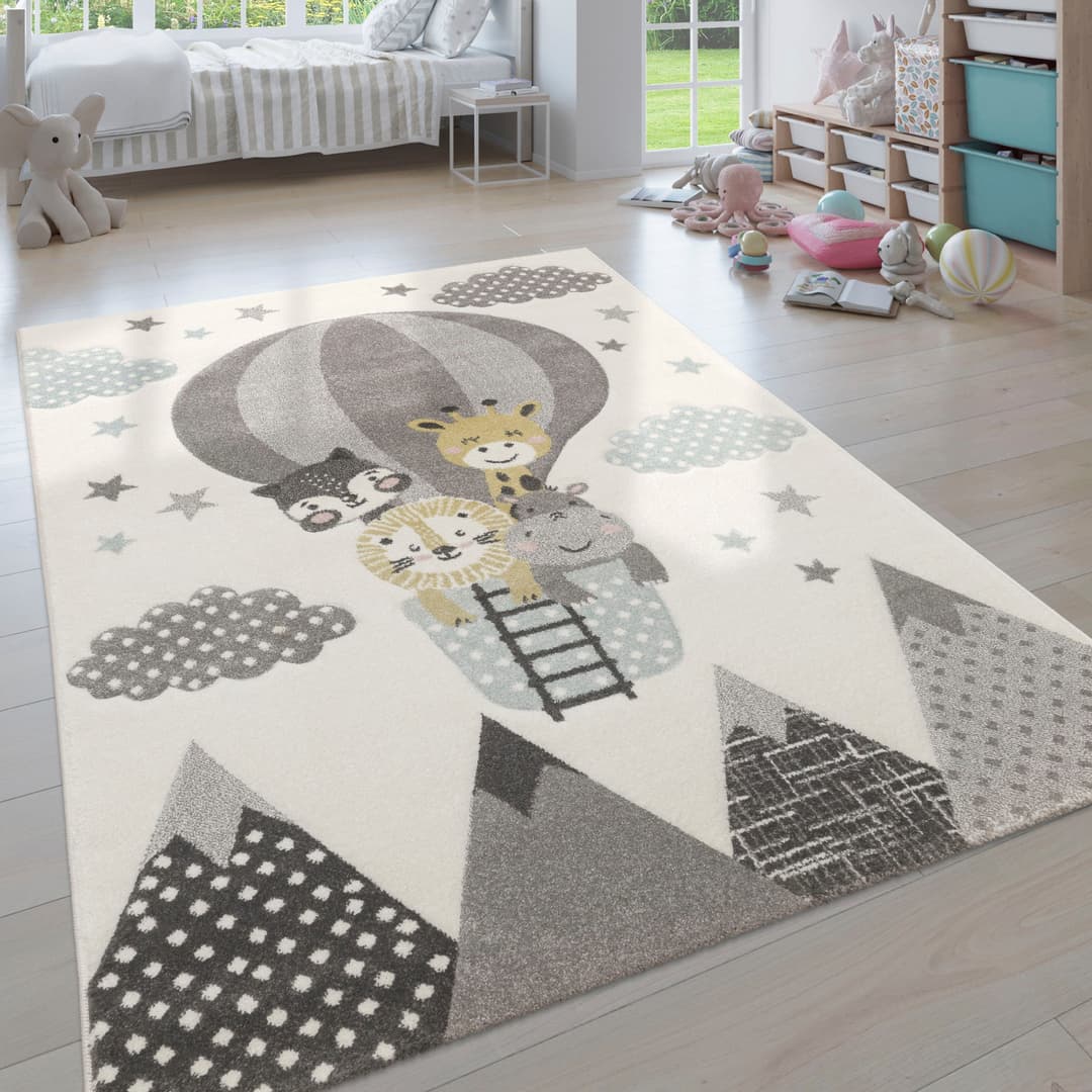 Paco Home Kinderteppich Cosmo 343 | Beige