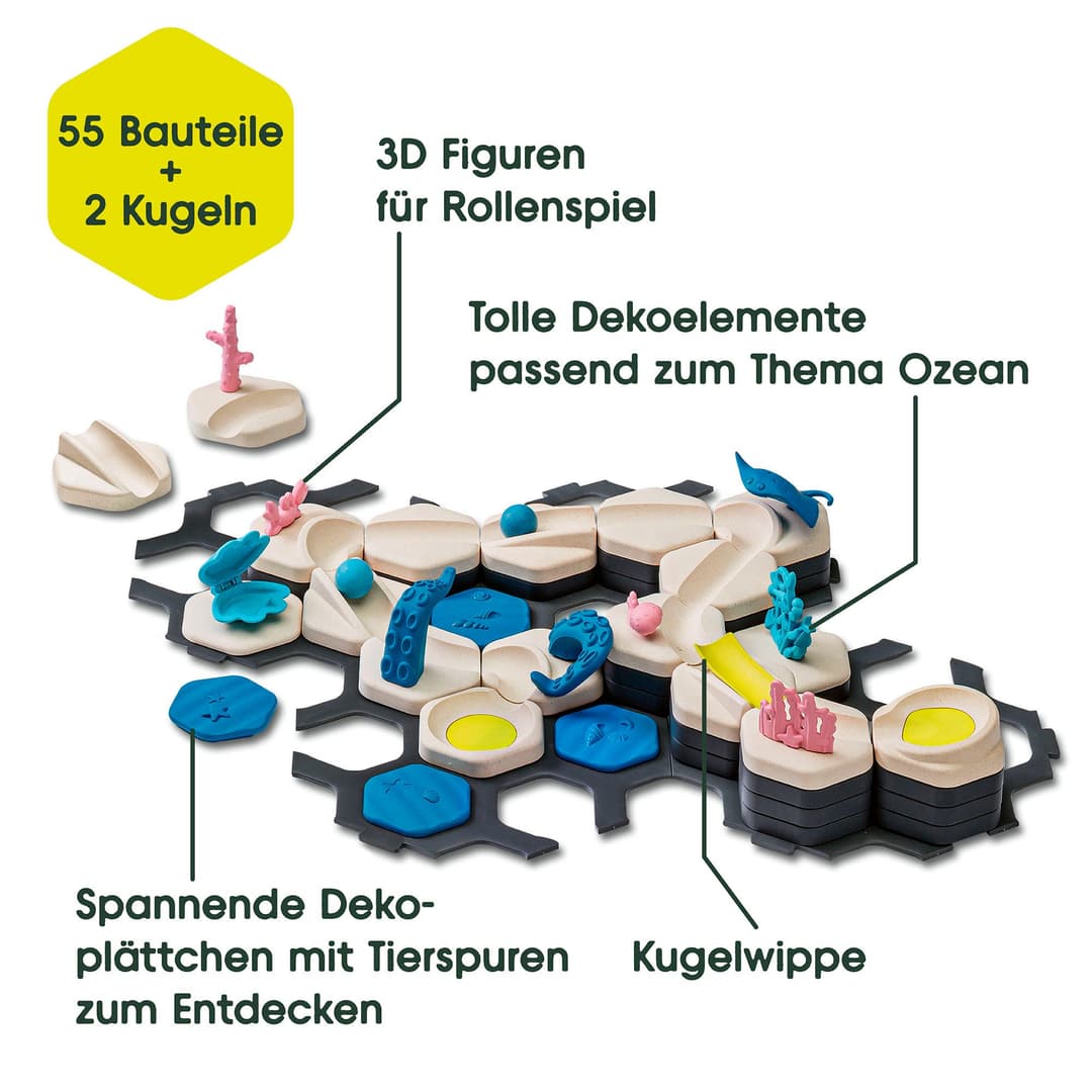 Ravensburger GraviTrax Junior Starter-Set S Ocean | Mehrfarbig