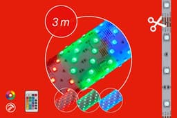 Briloner Leuchten LED Stripe LED Superline | Mehrfarbig
