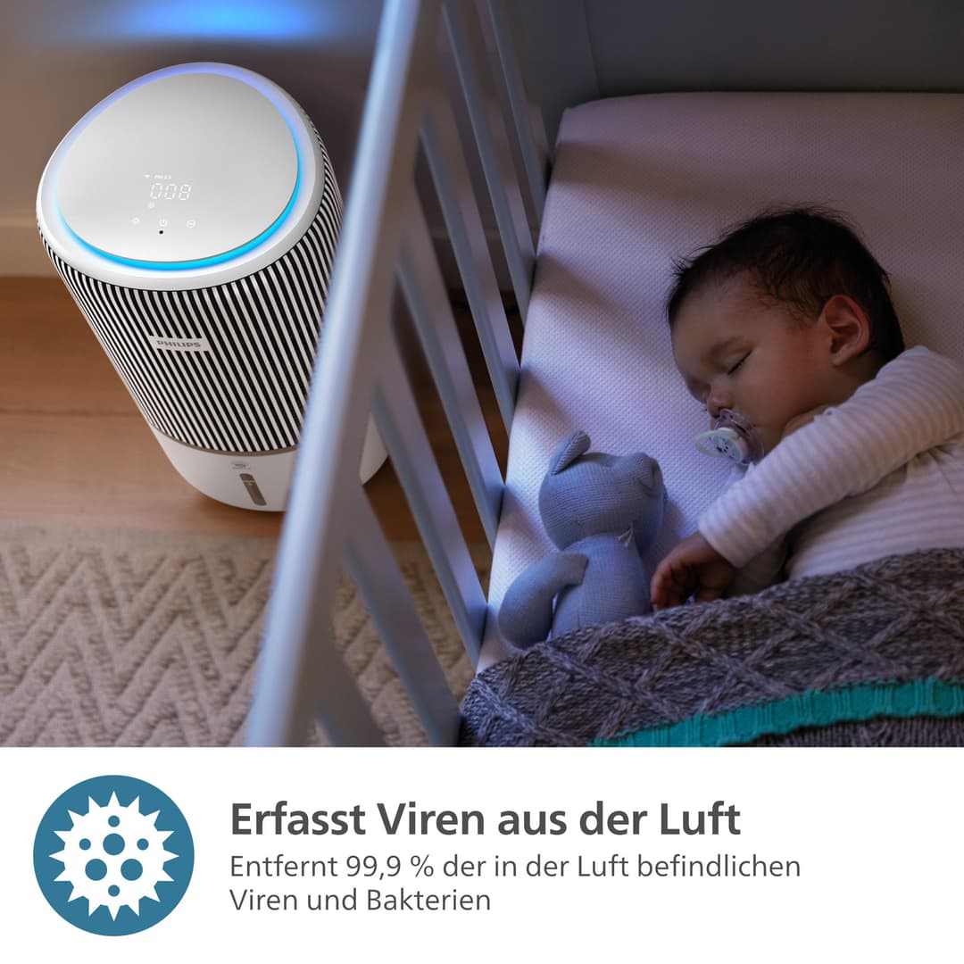 Philips Kombigerät Luftbefeuchter und -reiniger AC3420/10 PureProtect