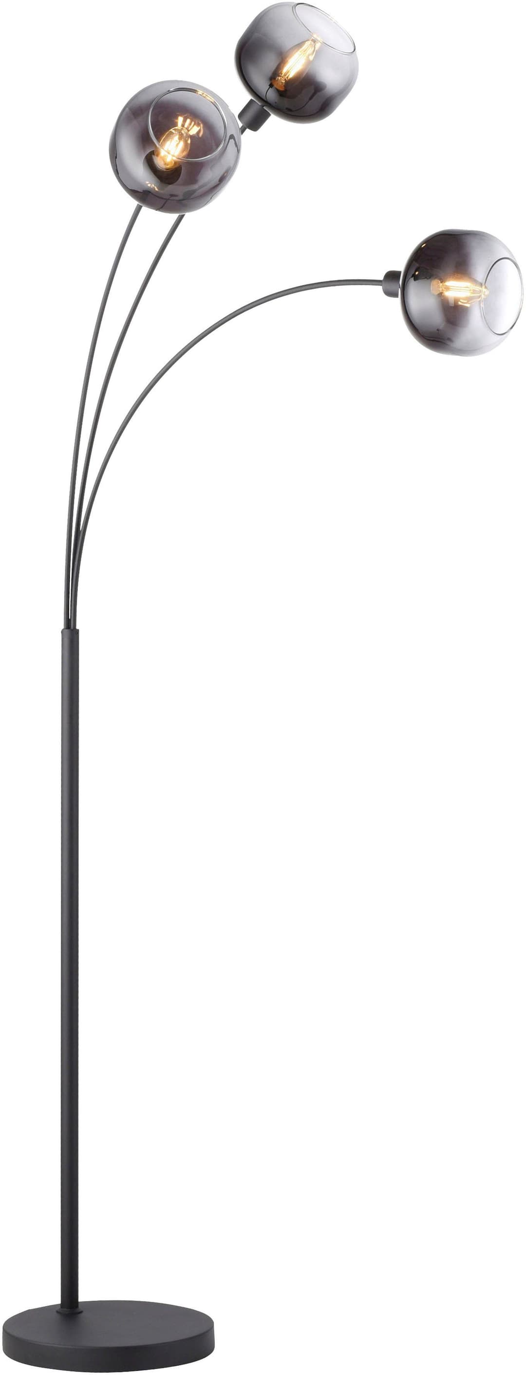 JUST LIGHT Stehlampe ZEA | Schwarz