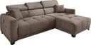 Jockenhöfer Gruppe Ecksofa Cremona L-Form | Braun 2