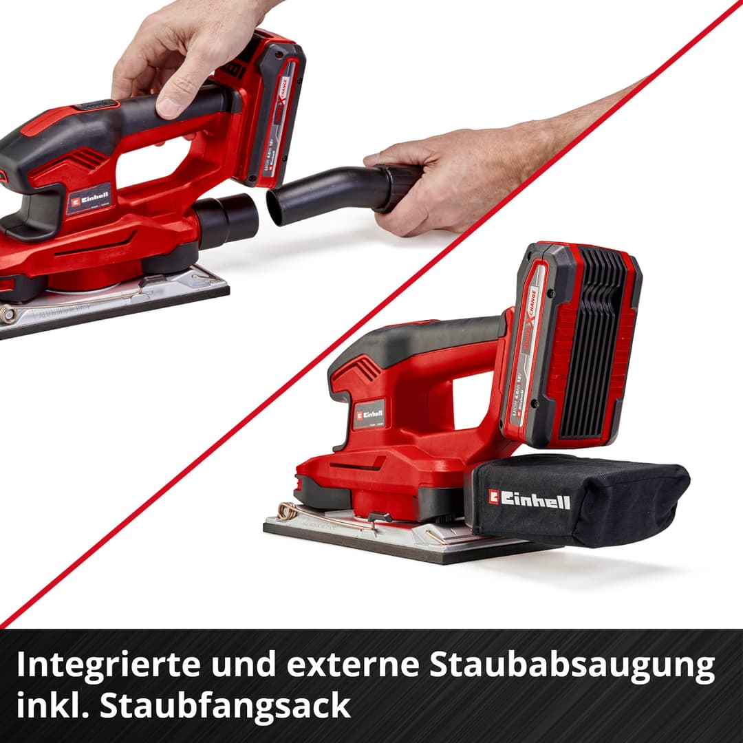 Einhell Akku-Schwingschleifer TE-OS 18/230 Li Solo | Mehrfarbig