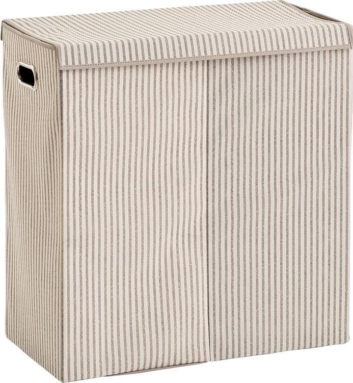 Zeller Present Wäschesortierer Stripes | Beige