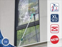 Leifheit Window Slider XL micro duo Telescope 4 m | Türkis