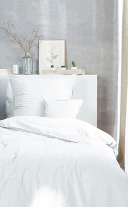 Primera Bettwäsche Stone-Washed | Weiß