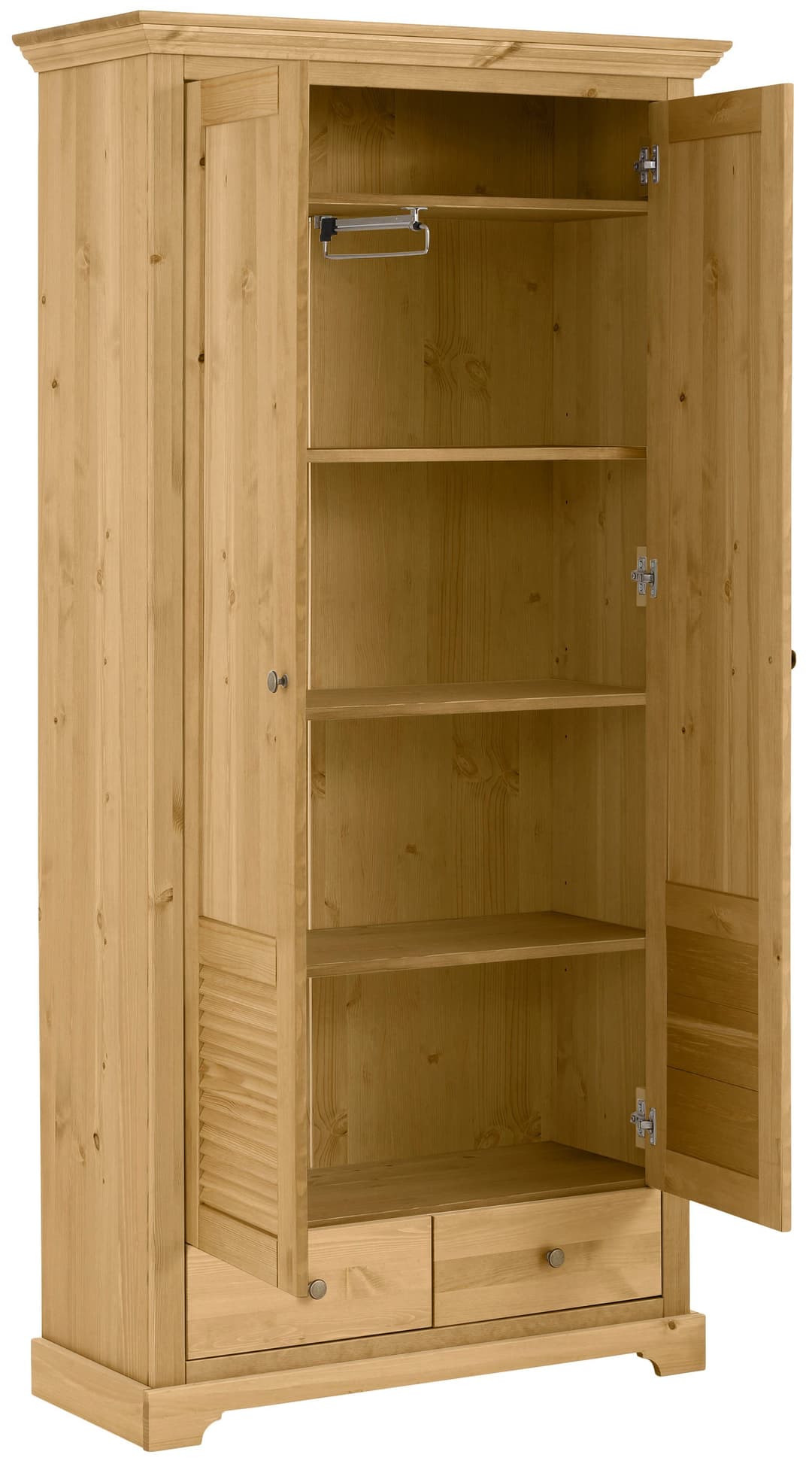 Garderobenschrank Ayanna | Holztöne