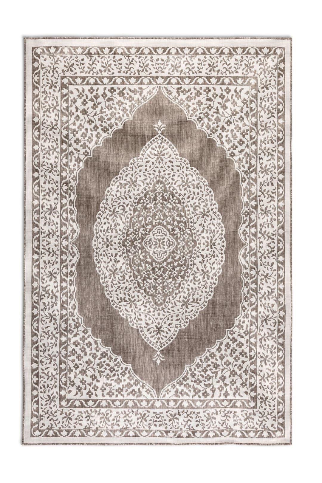ELLE DECORATION Teppich Meekly Wendeteppich | Beige