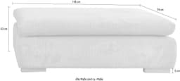 Home affaire Polsterhocker Katja | Beige