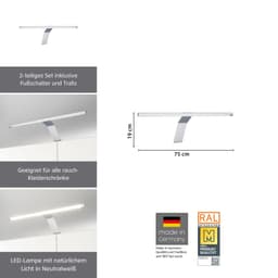 rauch Schrankleuchte Zubehör | Silber