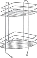 Wenko Duschablage Exclusiv 2 Etagen | Silber