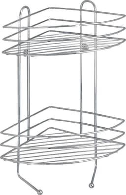 Wenko Duschablage Exclusiv 2 Etagen | Silber