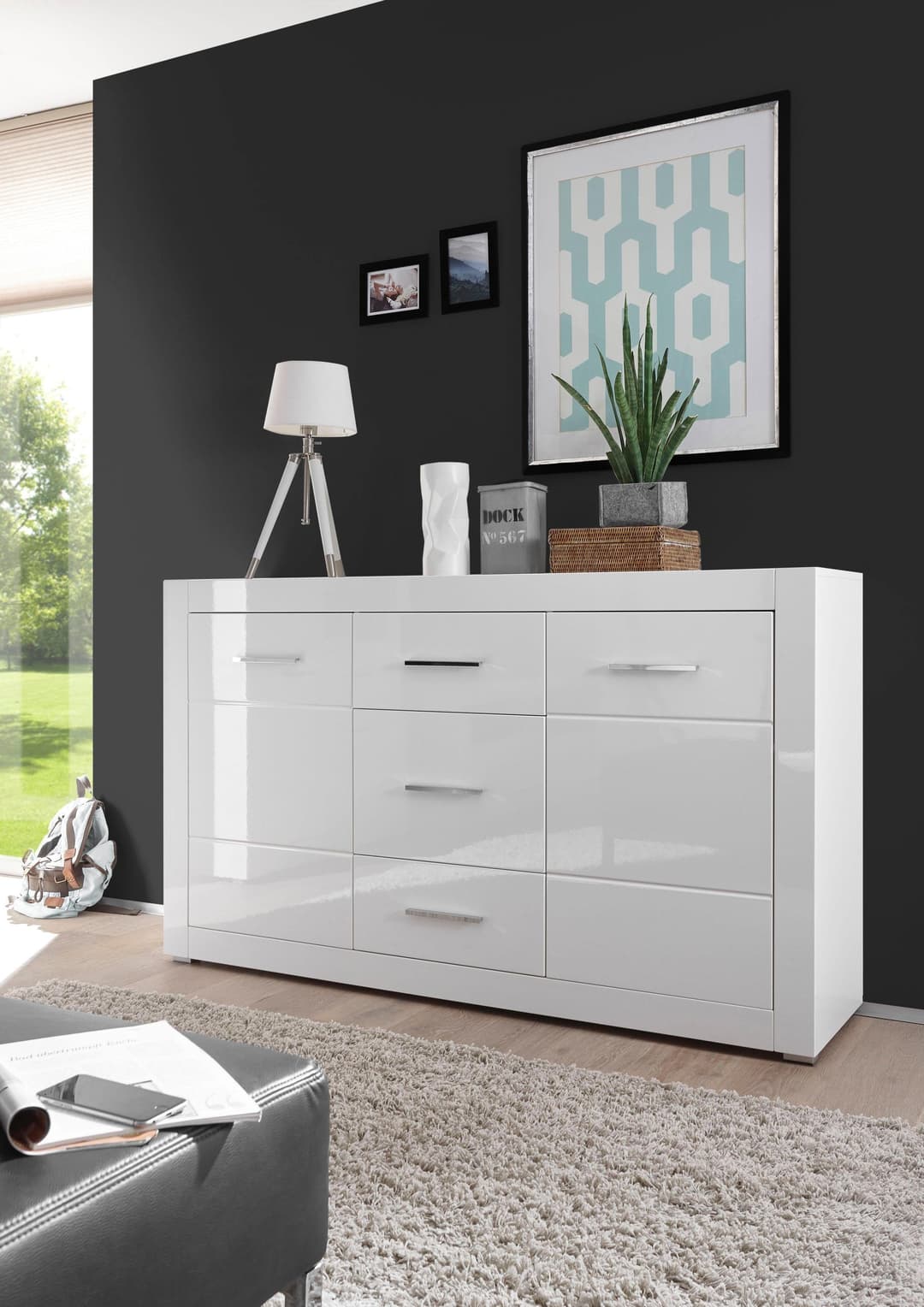 Home affaire Sideboard BIANCO | Weiß
