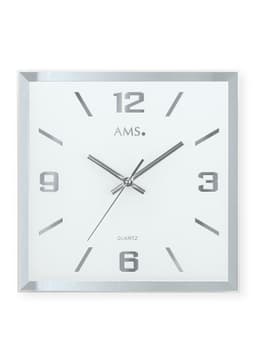 AMS Wanduhr W9324 | Weiß