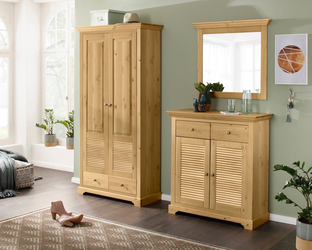 Garderobenschrank Ayanna | Holztöne