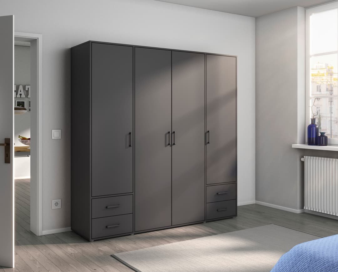 rauch VOYAGER Kleiderschrank | Grau