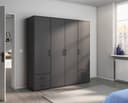 rauch VOYAGER Kleiderschrank | Grau 2