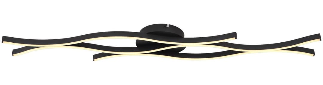 GLOBO LIGHTING LED Deckenleuchte GERONIMO | Schwarz