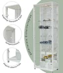 fif möbel Vitrine OPTIMA | Weiß 3