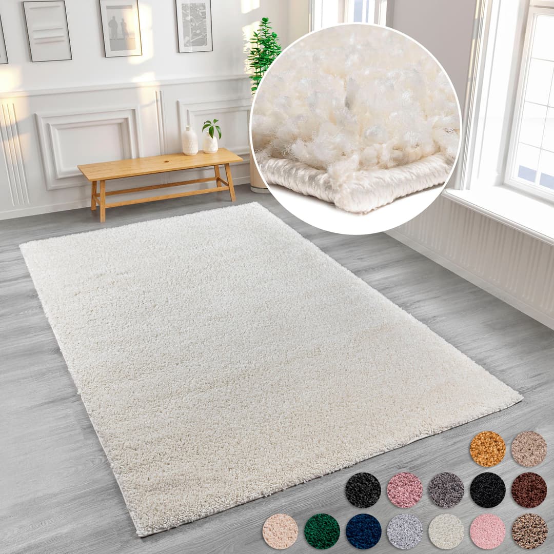 OTTO home Viva Shaggy Hochflor-Teppich | Beige