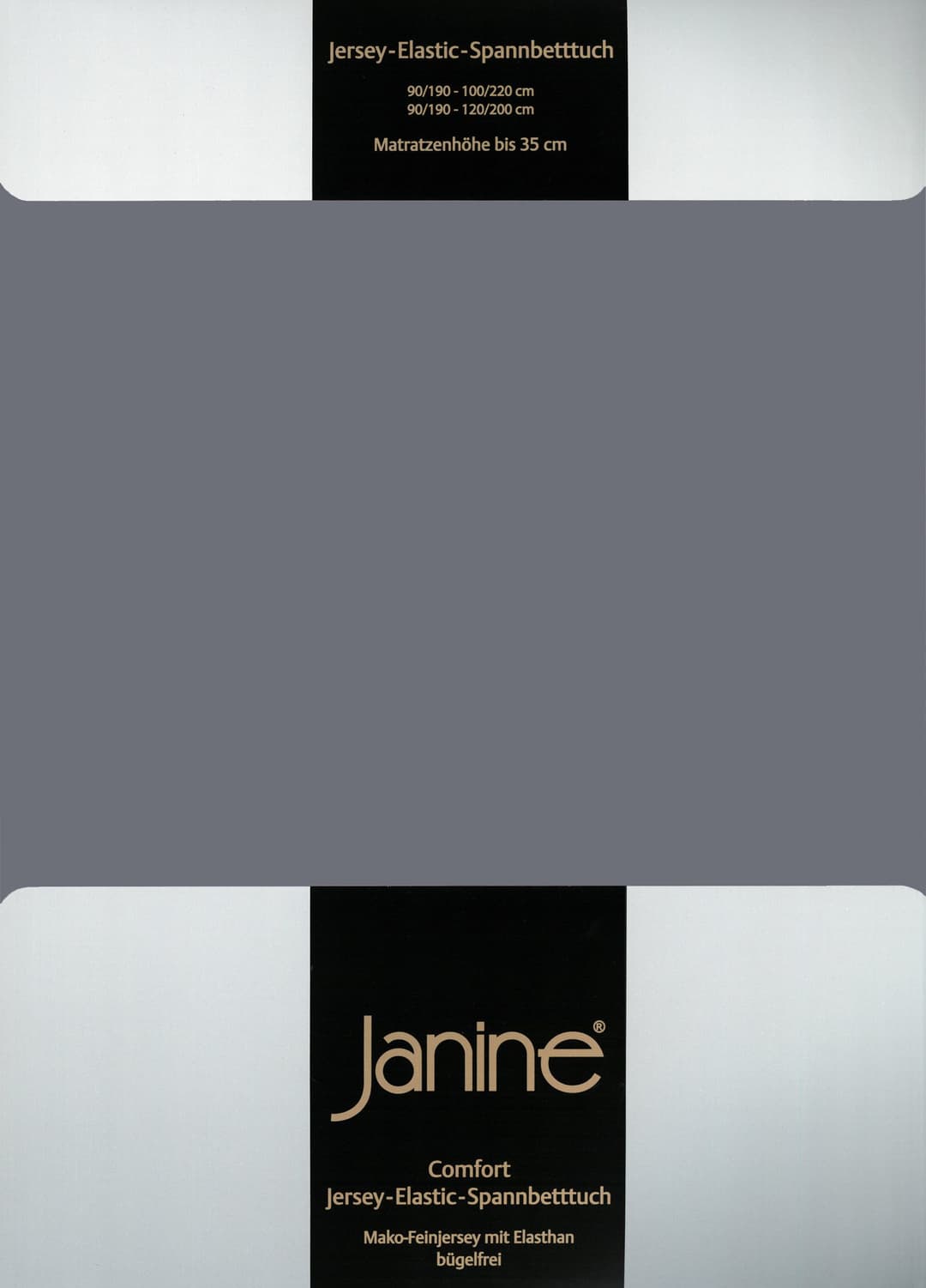 Janine Spannbettlaken ELASTIC 5002 | Grau