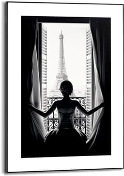 Reinders! Bild mit Rahmen Paris Balcony | Schwarz