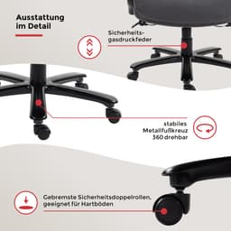 Duo Collection Chefsessel Ennio | Grau
