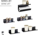 WENKO Wandhaken Modell Jet | Schwarz 5