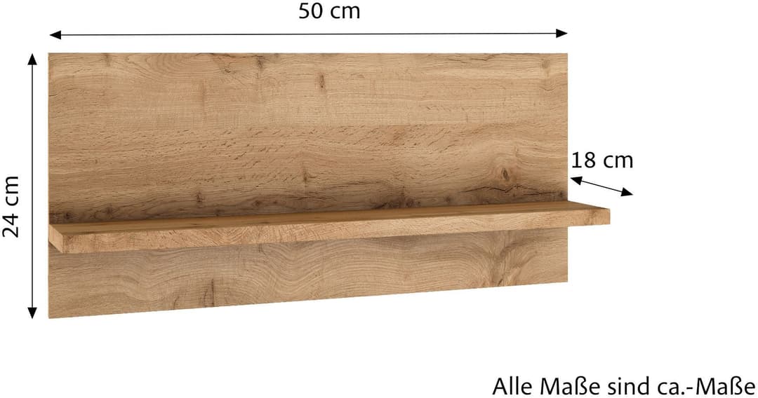 KOCHSTATION Wandboard KS-Milan | Holztöne