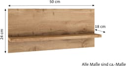 KOCHSTATION Wandboard KS-Milan | Holztöne