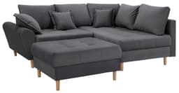 Home affaire Ecksofa Rice L-Form | Grau